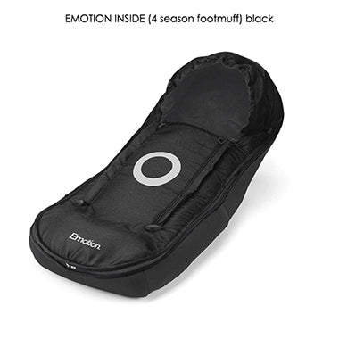 BabyHome Emotion Inside Footmuff Black Kushies Baby USA Inc