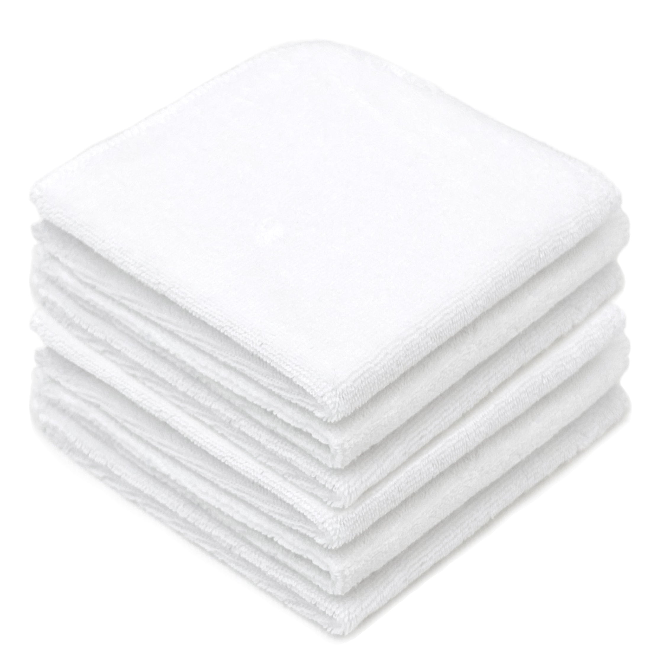 NWT The Big One 6-pack White Terry Wash Cloths Washcloths Set Of 3