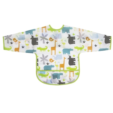 Cleanbib With Sleeves | White Jungle