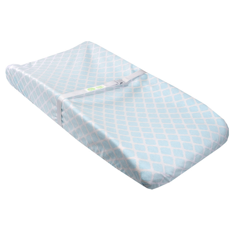 Ben &amp; Noa | Flannel Changing Pad Cover w-Slits for Safety Straps