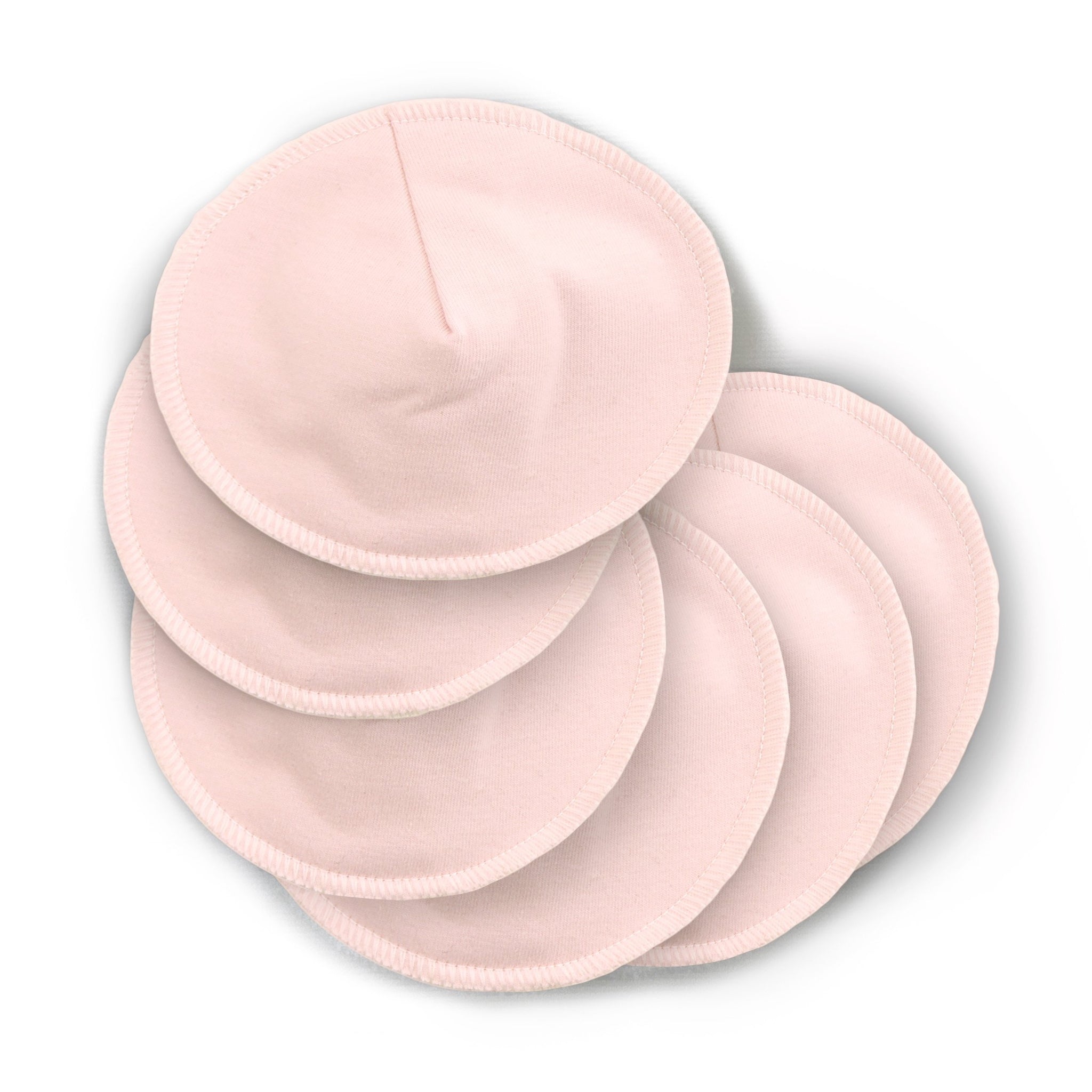Organic Jersey Nursing Pads, Pink/Ecru