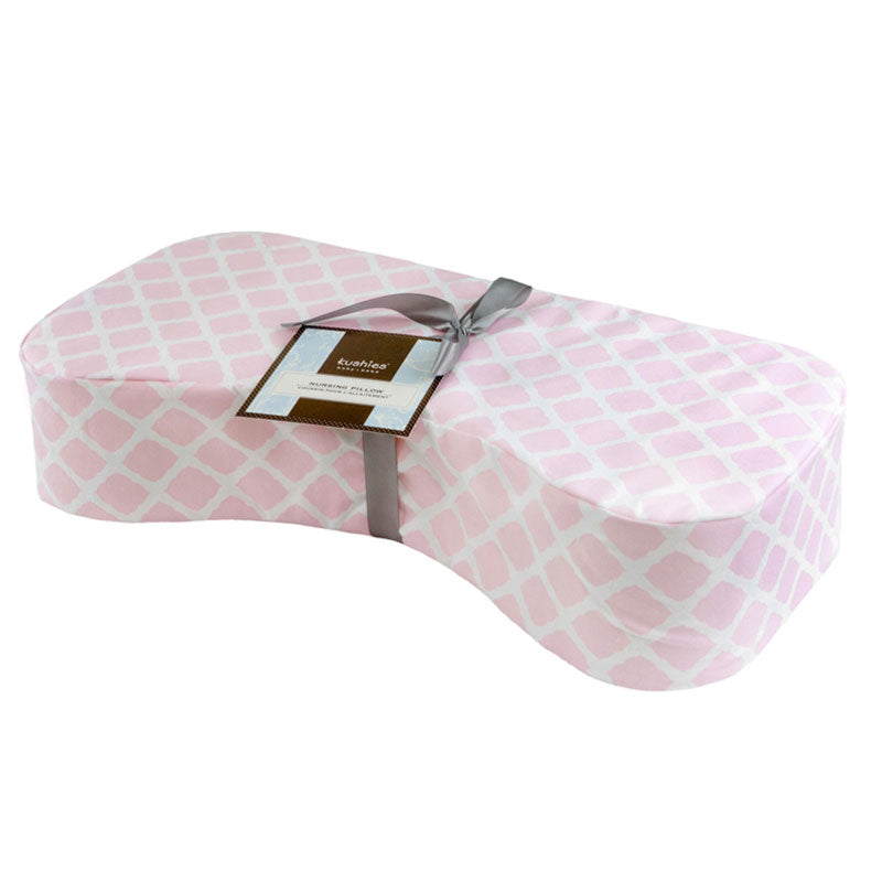 Nursing Pillow | Lattice Pink